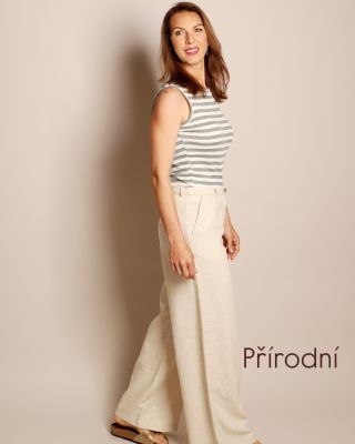 💯Vaše oblíbené volné lněné kalhoty pěkně přehledně ve všech barvách. Ať už je nosíte doma, do práce nebo na procházku...